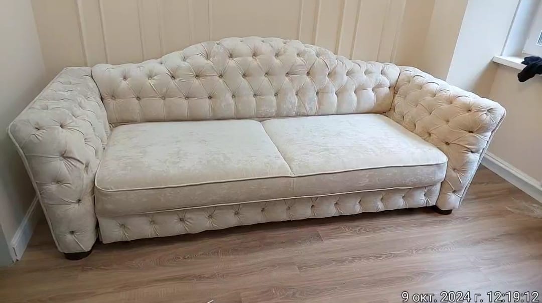 Замена обивки дивана на дому. Белогорск