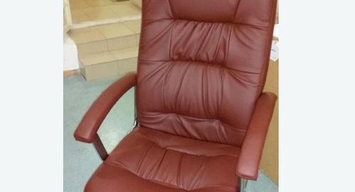 Обтяжка офисного кресла. Белогорск